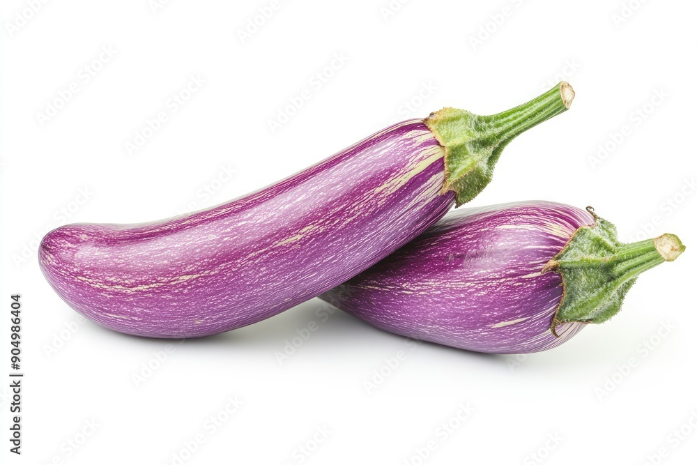 custom made wallpaper toronto digitalEggplant isolated on white background, full depth of field, ai