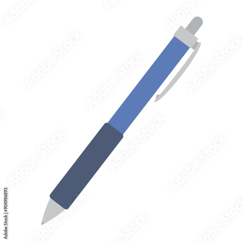 ボールペンのイラスト 線なし フラット