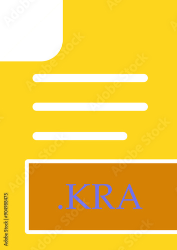 KRA File format icon fill inside