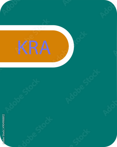 KRA File icon black fill and empty for symbol