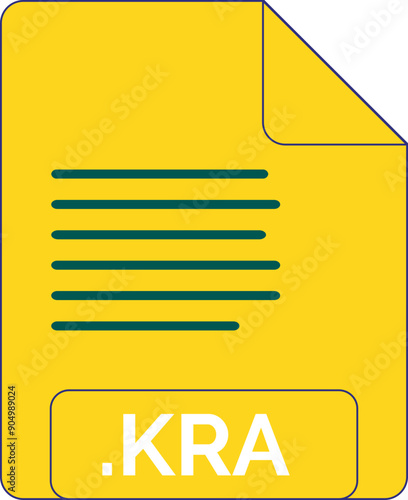 KRA File icon minimal fill