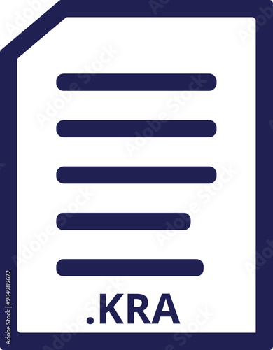 KRA line document icon