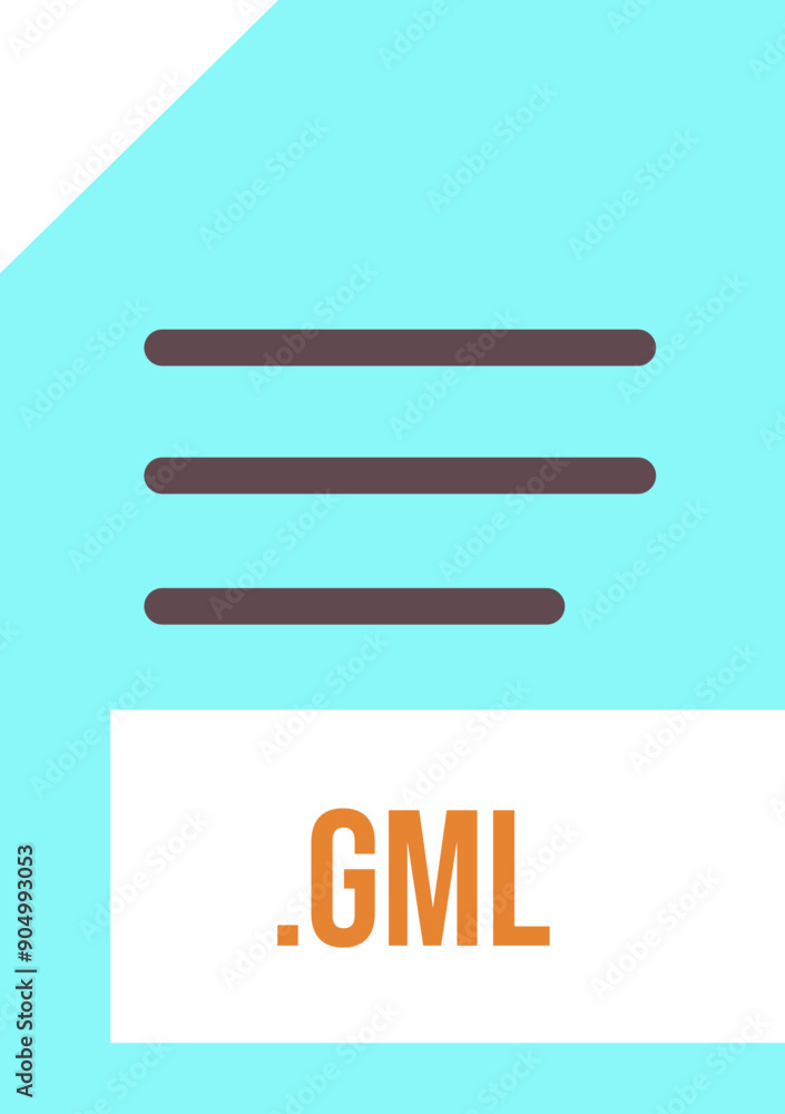 GML File extention icon old minimal color GML File extention icon old minimal color