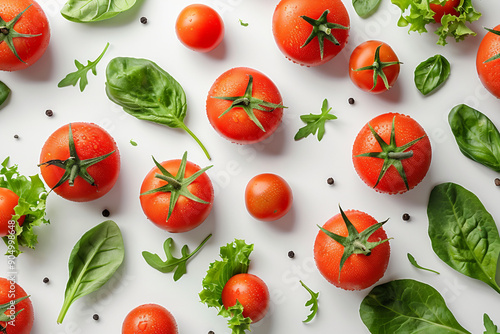Ai generated assortment of fresh organic fruits vegetables and herbs perfect for healthy eating concepts
