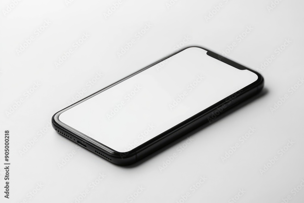 mockup Smartphone, mobile phone, blank screen, isolated on white background, full depth of field , ai mockup Smartphone, mobile phone, blank screen, isolated on white background, full depth of field , ai