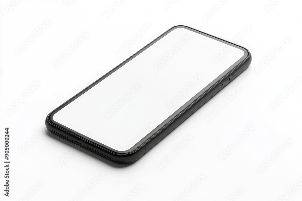 mockup Smartphone, mobile phone, blank screen, isolated on white background, full depth of field , ai mockup Smartphone, mobile phone, blank screen, isolated on white background, full depth of field , ai