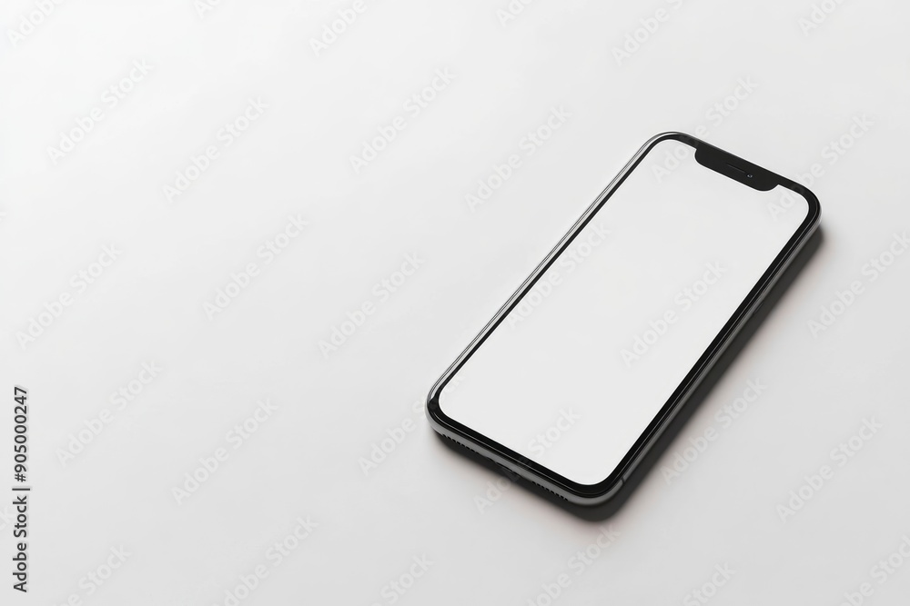 mockup Smartphone, mobile phone, blank screen, isolated on white background, full depth of field , ai mockup Smartphone, mobile phone, blank screen, isolated on white background, full depth of field , ai