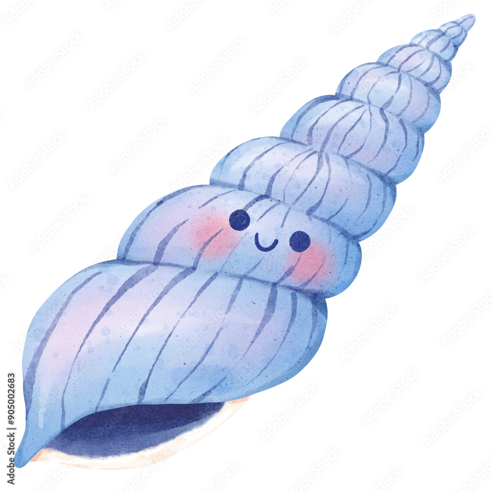 Watercolor seashell Watercolor seashell