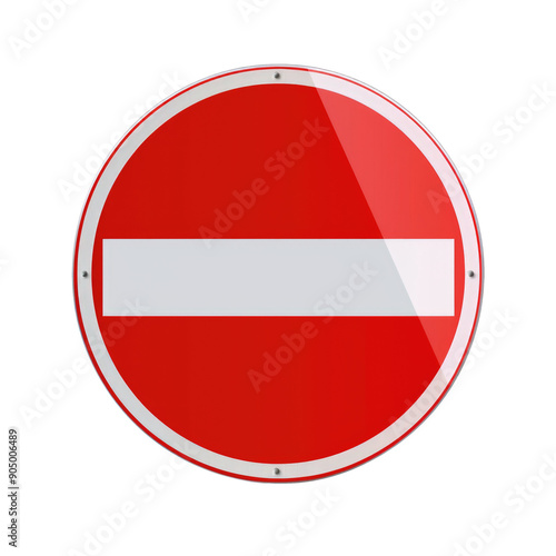 Free Download red no entry warning sign isolated on white or transparent png - GFXLoad