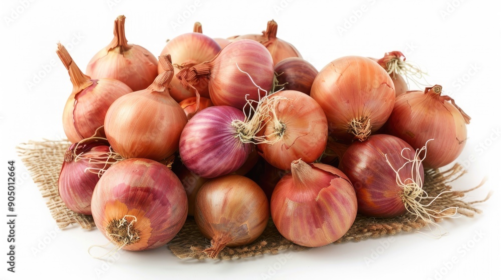 A pile of red and brown onions. Perfect for recipes and culinary content. A pile of red and brown onions. Perfect for recipes and culinary content.
