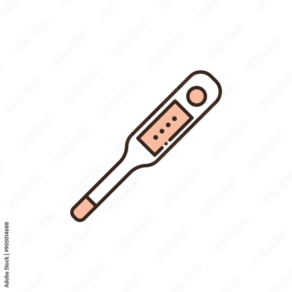 体温計のシンプルなイラスト 体温計のシンプルなイラスト