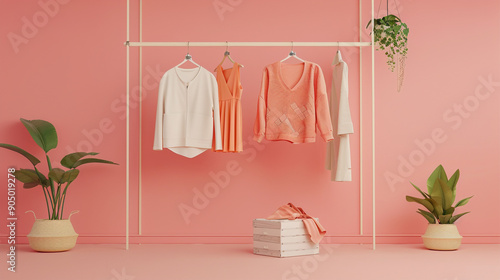 Elegant and vibrant clothin...