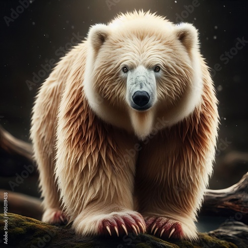 36 6 Pizzly bear (polar bear and grizzly bear) A pizzly bear is photo