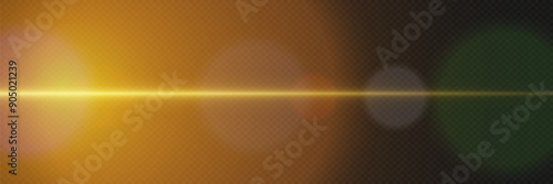 
Lens flash of light. Glowing highlight of the line. On a transparent background.