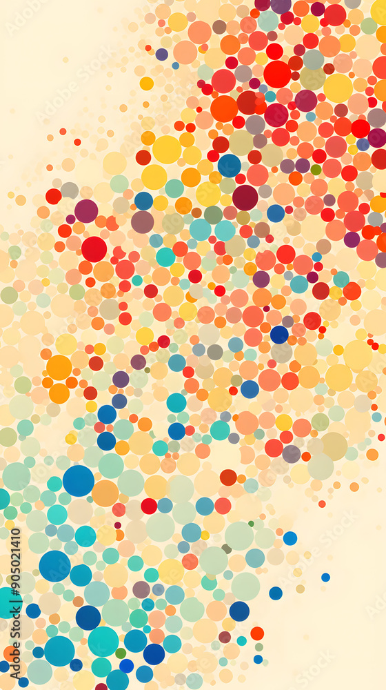 Digital retro color artistic dot abstract graphic poster background Digital retro color artistic dot abstract graphic poster background