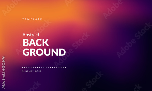 Abstract liquid background for landing pages, ad web banners, social media, covers website, headers posts. Gradient mesh. Fluid color blend. Blurred colorful mix. Modern design template. Vector EPS