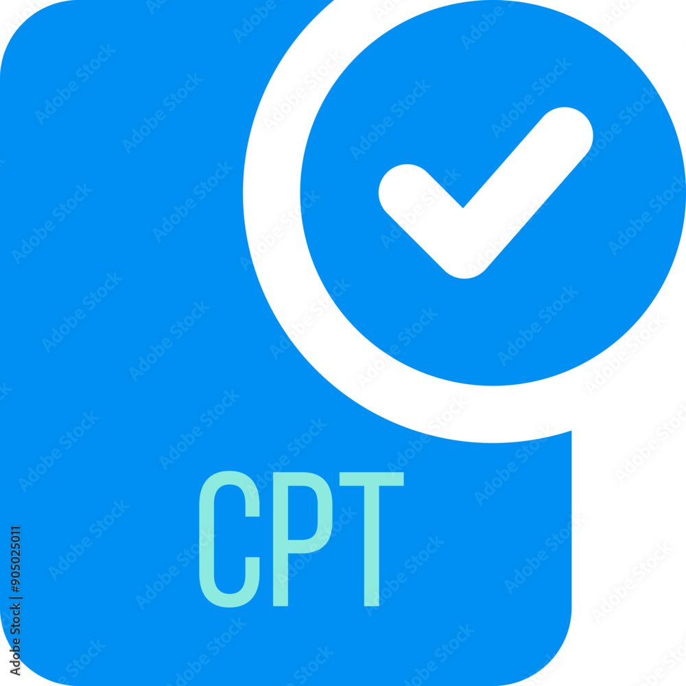 CPT ip file icon with black checked mark CPT ip file icon with black checked mark