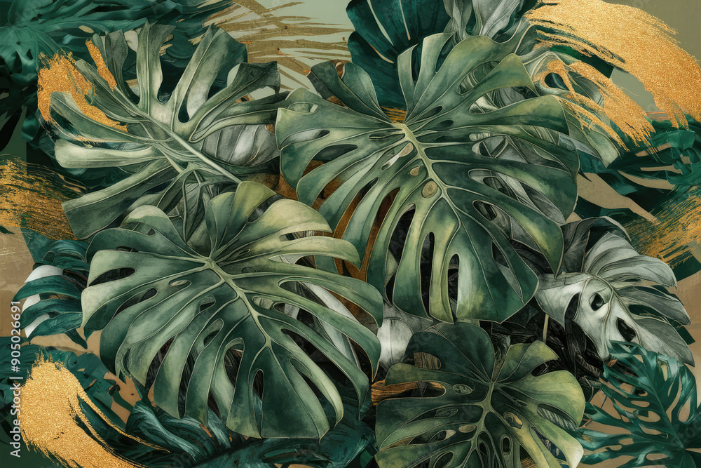 Beautiful monstera leaves Beautiful monstera leaves