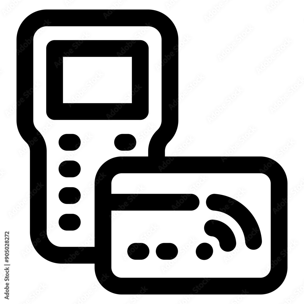 Contactless Icons For Design Elements Contactless Icons For Design Elements