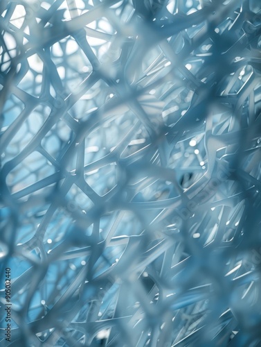 Close-up view of various plastic objects on a surface