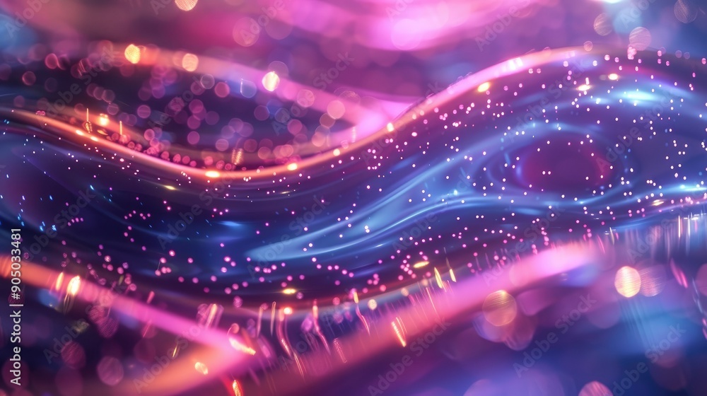 Holographic waves flowing seamlessly Holographic waves flowing seamlessly