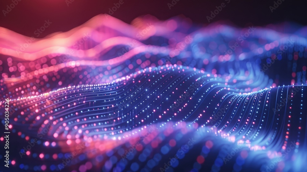 Holographic waves flowing seamlessly Holographic waves flowing seamlessly