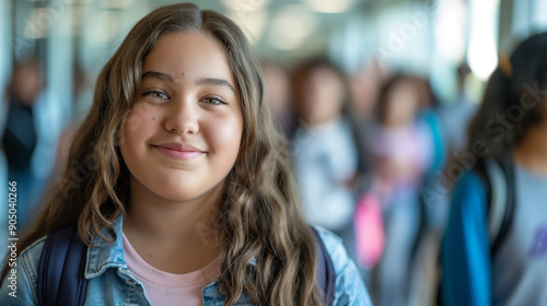 Teenage girl at school, back to school, education,school friends,body positivity Free Download Teenage girl at school, back to school, education,school friends,body positivity - GFXLoad
