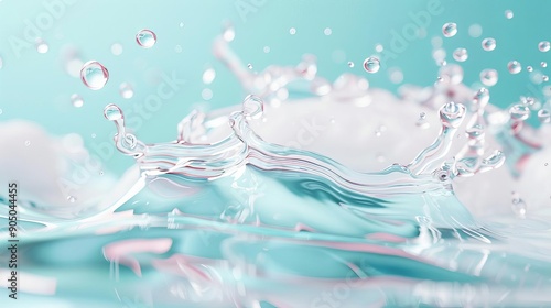 Close-up of a water-based moisturizer, Hydration skin, Lightweight and effective
