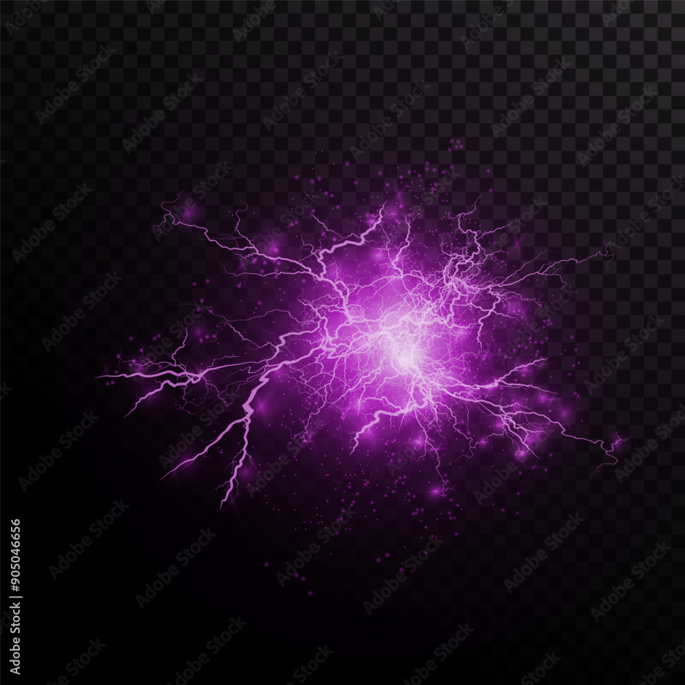 Lightning flash light thunder sparks on a transparent background. Fire and ice fractal lightning, plasma power background vector illustration. Lightning PNG.
Lightning flash light thunder sparks on a transparent background. Fire and ice fractal lightning, plasma power background vector illustration. Lightning PNG.