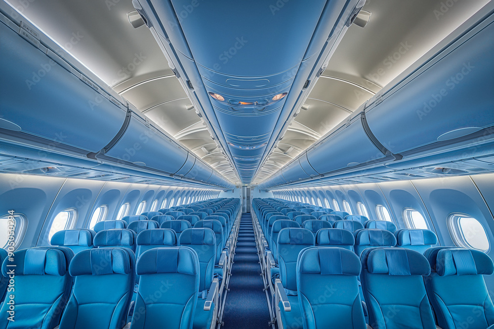 Obraz premium Airplane interior