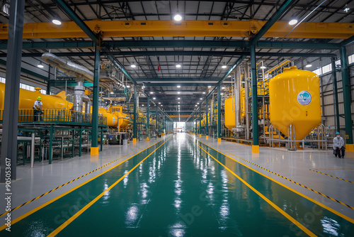 Factory interior