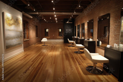 Hair salon interior