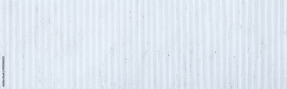 White Corrugated Metal Panel Full Frame Detail White Corrugated Metal Panel Full Frame Detail