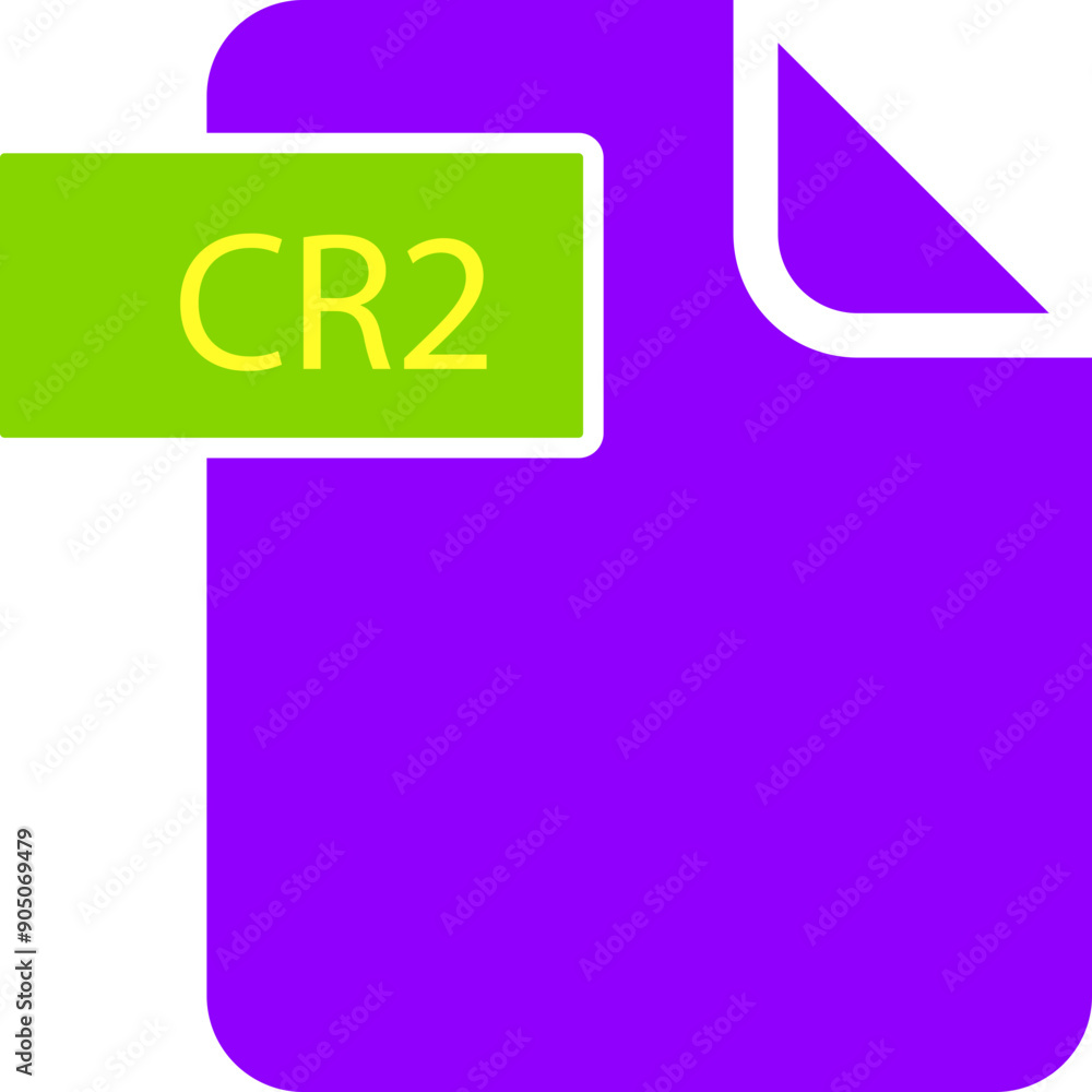 CR2 File format icon rounded shapes and spacing CR2 File format icon rounded shapes and spacing