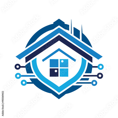 real estate logo
real estate icon
real estate concept home icon blue
home icon on blue
vector home tech logo design template