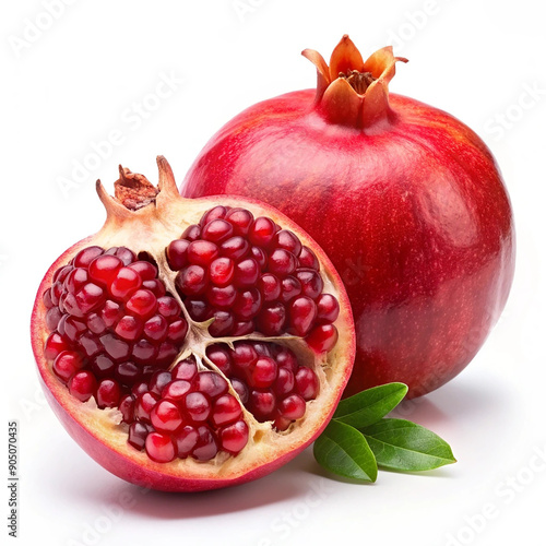 "Vibrant Pomegranate Fruit Photography"