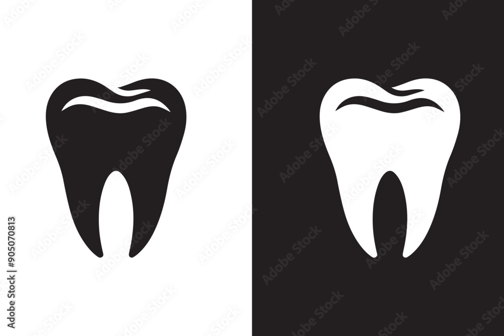 Teeth Silhouette Illustration Art Symbol Abstract Background Teeth Silhouette Illustration Art Symbol Abstract Background