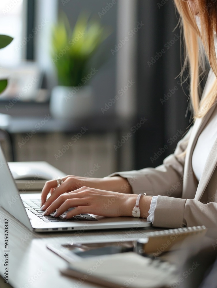 A person working on a laptop, possibly for work or personal projects A person working on a laptop, possibly for work or personal projects