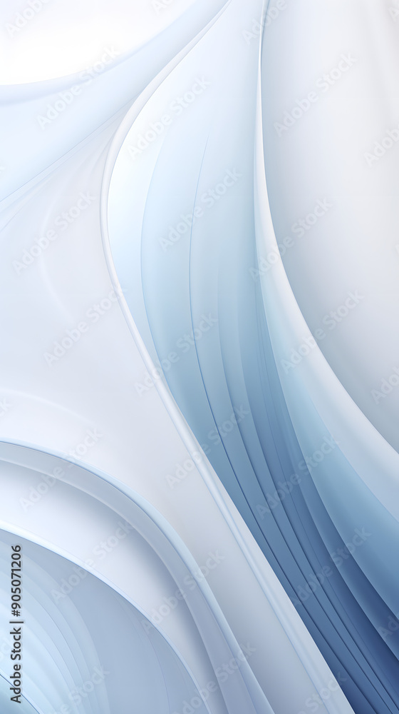 Digital white fantasy wave curve abstract graphic poster background Digital white fantasy wave curve abstract graphic poster background