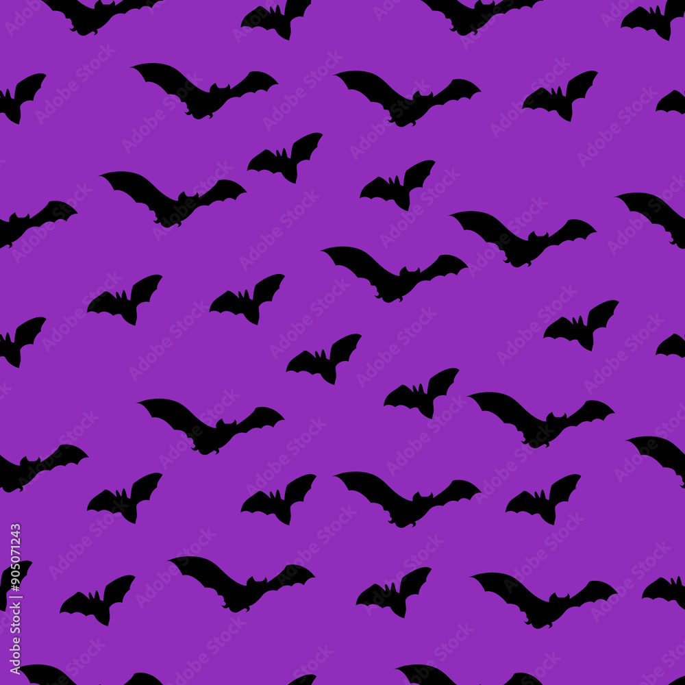 Bat Halloween Pattern Bat Halloween Pattern