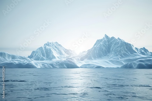 Wallpaper Mural Polar ice caps concept Torontodigital.ca