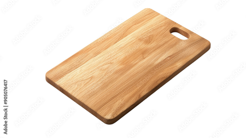 A wooden cutting board with a hole in the middle A wooden cutting board with a hole in the middle