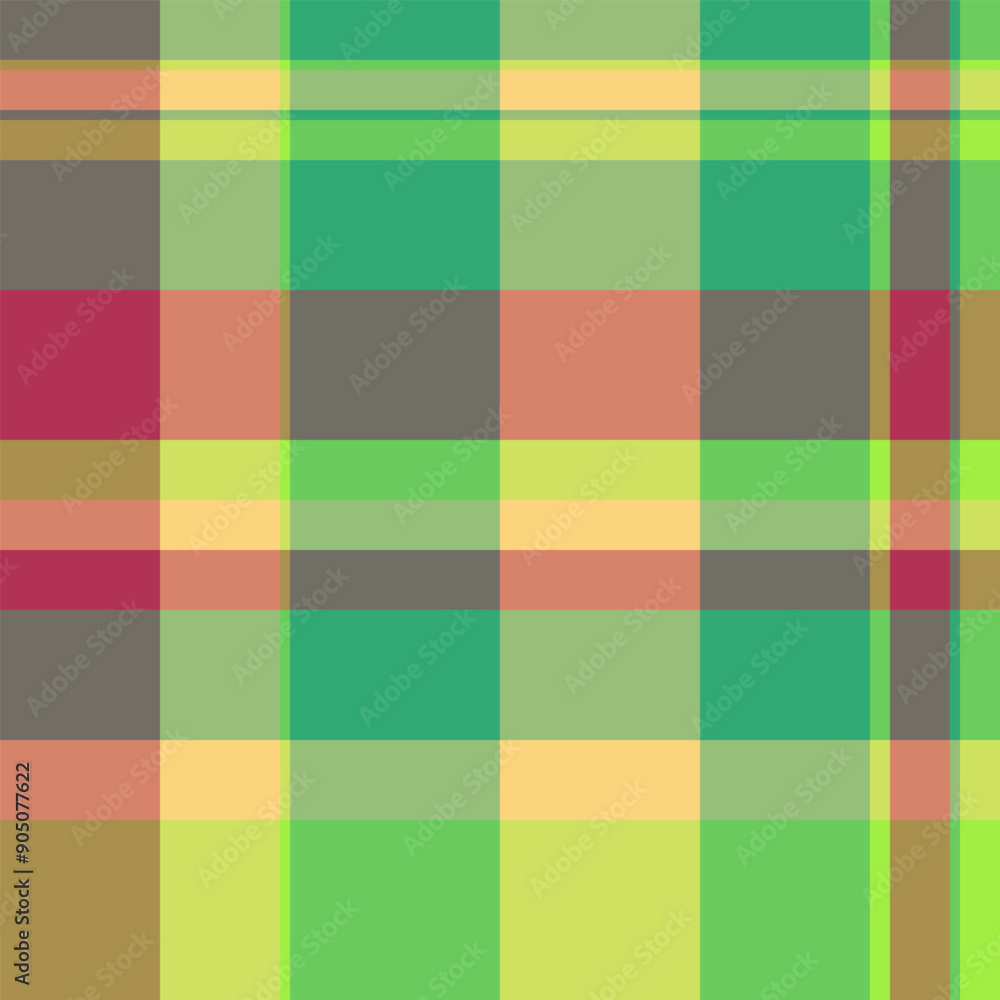Performance plaid background fabric, summer tartan check texture. Pyjamas pattern seamless vector textile in green and amber colors. Performance plaid background fabric, summer tartan check texture. Pyjamas pattern seamless vector textile in green and amber colors.