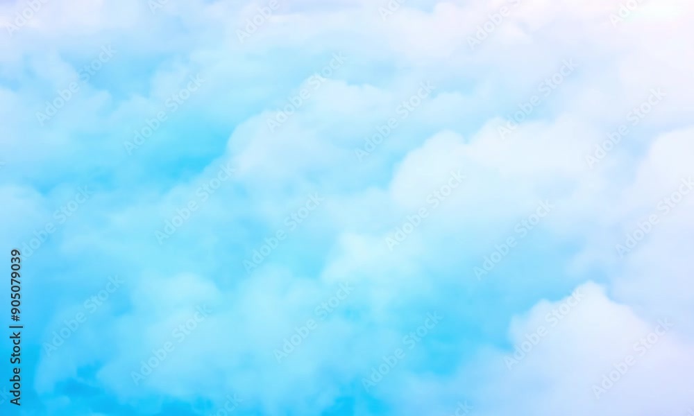 Serene Blue Sky with Fluffy Clouds: Perfect Background for Calming and Relaxative Visual Content Serene Blue Sky with Fluffy Clouds: Perfect Background for Calming and Relaxative Visual Content