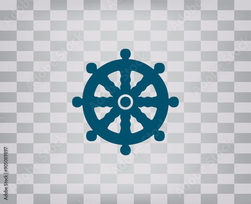 Vector illustration on a gray background with a gradient