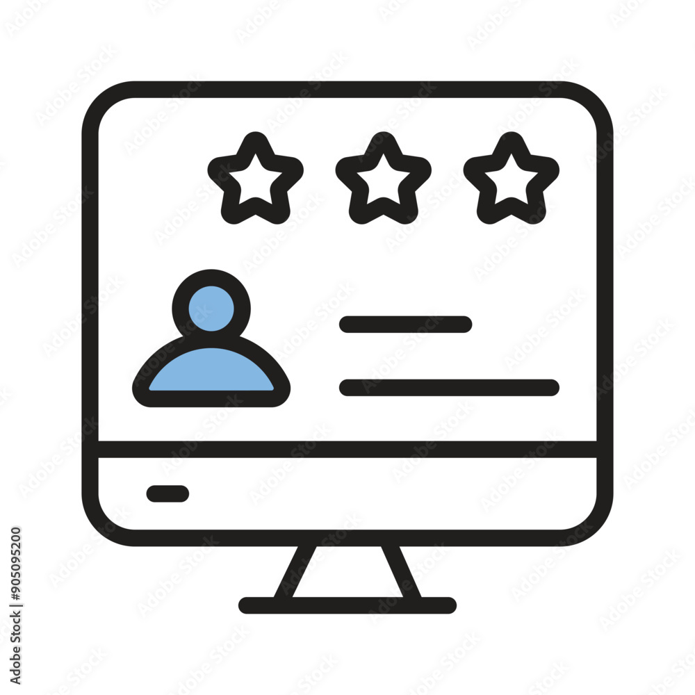 Profile review icon indicates checking and improving profiles for feedback or updates Profile review icon indicates checking and improving profiles for feedback or updates