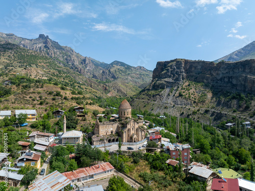 Osvank Church is in Çamlıyamaç Village of Uzundere District. It is famous for its colorful stone decorations and relief figures, Erzurum photo