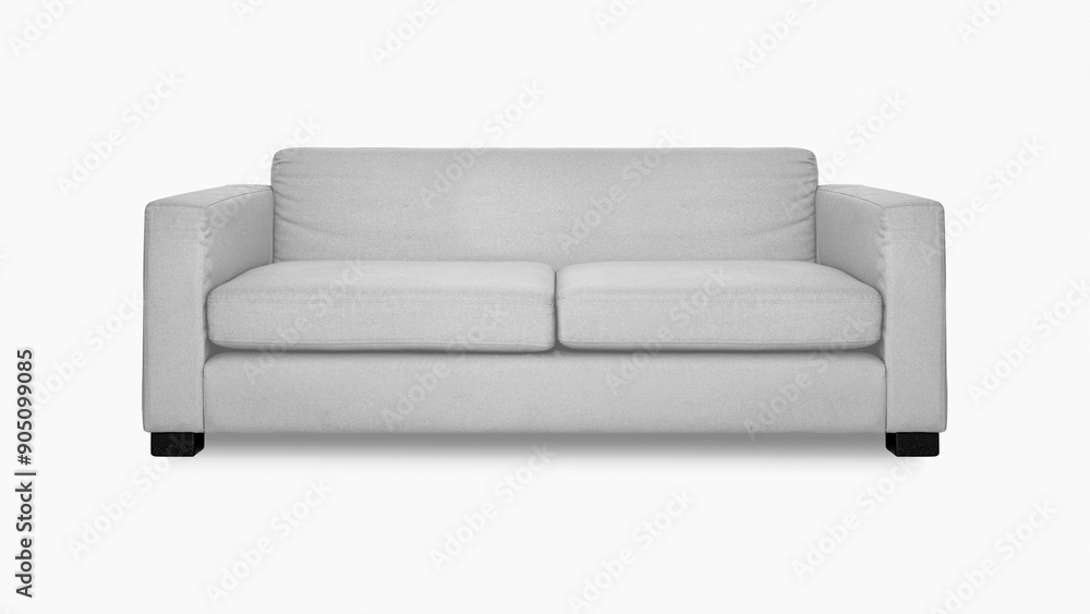 Fototapeta premium Modern sofa png mockup living room furniture