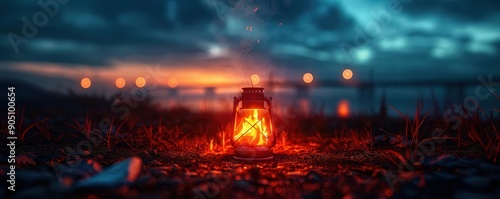 Homeless community gathering around a fire under an overpass, Realism, Soft hues, Photography