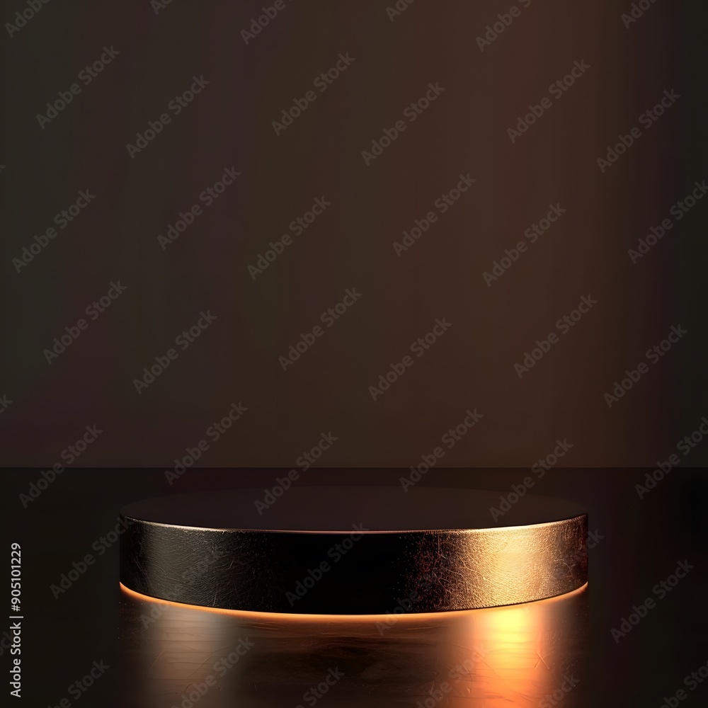 Beautiful Of 3d Realistic Of Empty podium mockup stage realistic for Product Showcase